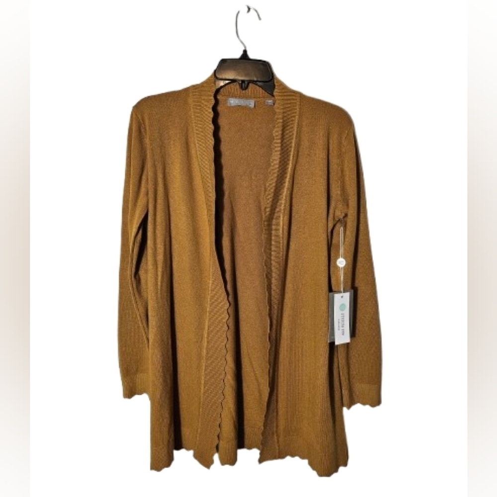 Revolution Stitch Fix Women's Mustard Cardigan Sweater Size Small Petite NWT